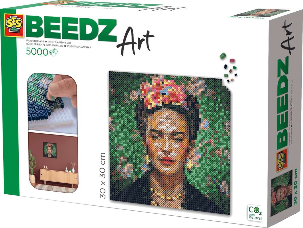 BEEDZ Art - Frida Kahlo | 5000 strijkkralen